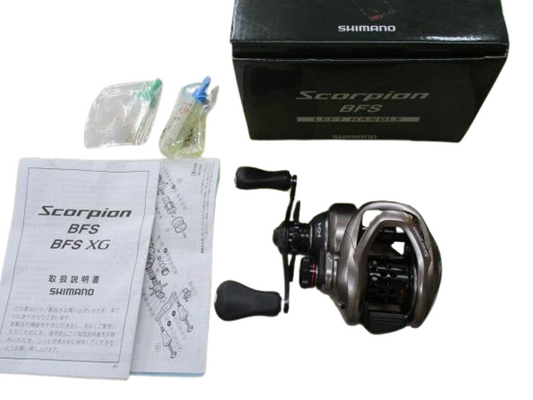 Shimano SCORPION BFS Left Handed Baitcast Reel 165g Gear Ratio 6.3:1 F/S from JP