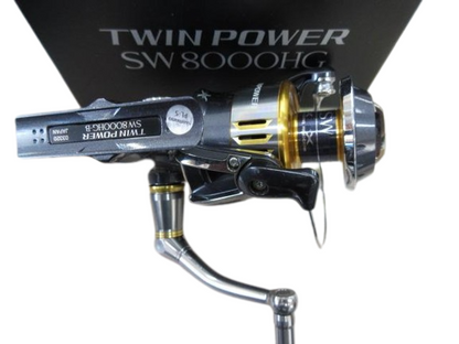 Shimano 15 TWIN POWER SW 8000HG Spinning Reel Gear Ratio 5.6:1 F/S from Japan