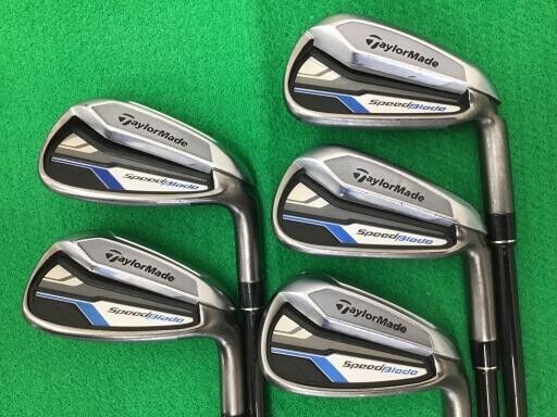 TaylorMade Speed Blade 6S Iron Set 6-9,Pw TM7-114 Flex-S 5pcs F/S from Japan