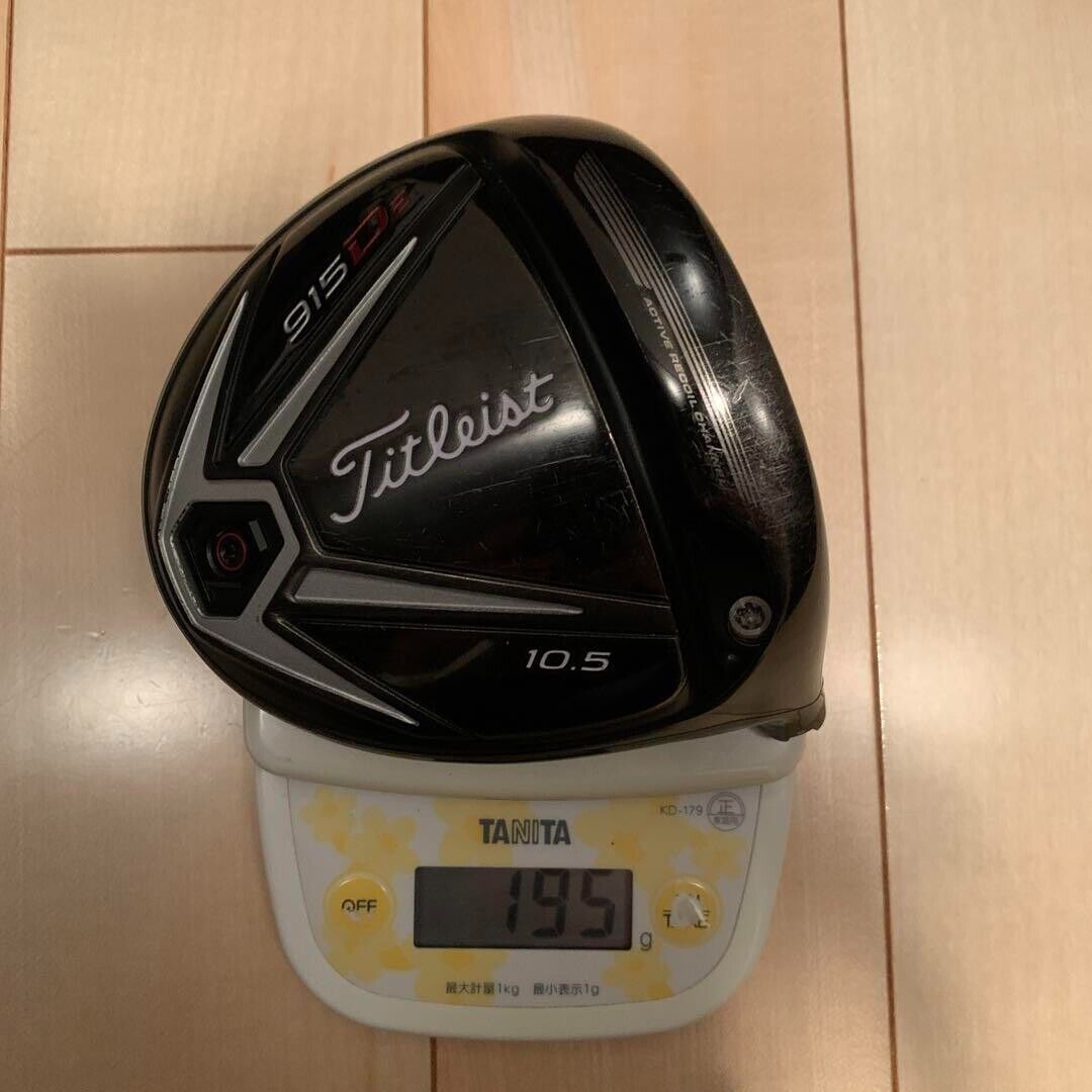 Titleist 915D2 10.5 degree Driver Head Only Right Handed Golf from Japan