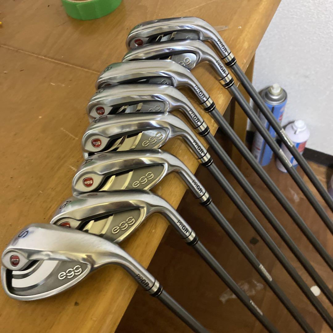 PRGR egg FORGED 2019 Iron Set 8pcs 7-P/A /AS /S Original Carbon M40 from Japan