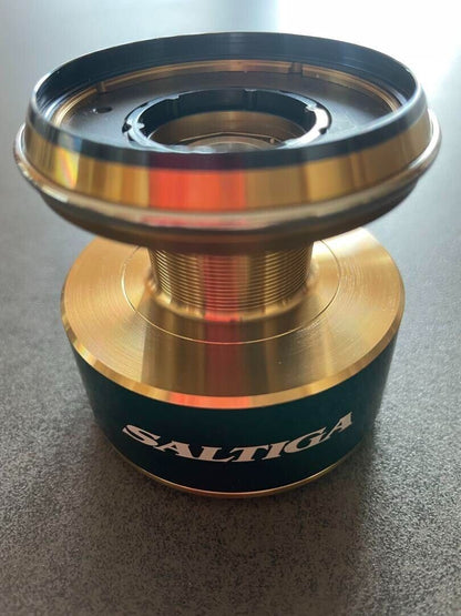 Daiwa SLP WORKS 20 SALTIGA Spare Spool Gold 8000 F/S from Japan