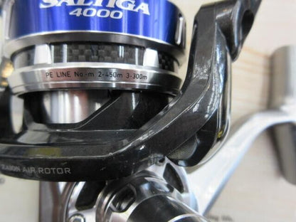 DAIWA 10 SALTIGA 4000 Spinning Gear Ratio 5.7:1 Reel Free Shipping from Japan