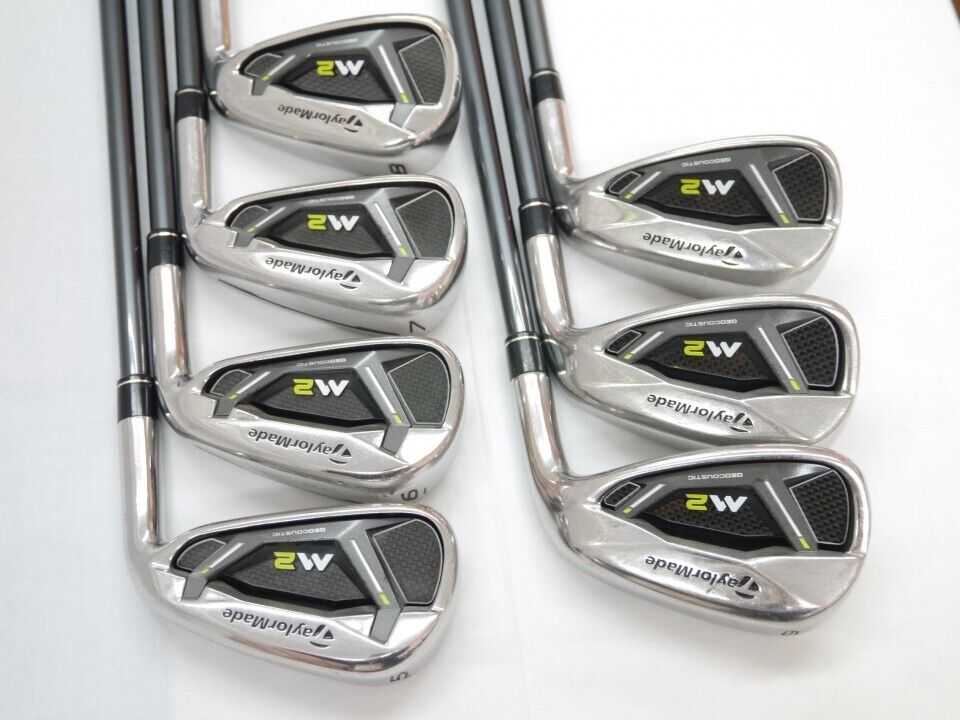 TaylorMade M2 2019 US Iron Set 7Clubs 5-9.P.A REAX 75 Flex-S F/S from Japan