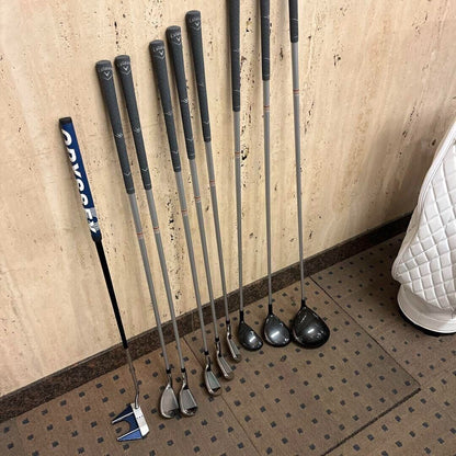 Callaway REVA Ladies Iron Set 9pcs 7-P. S Right-handed w/Caddie bag from Japan