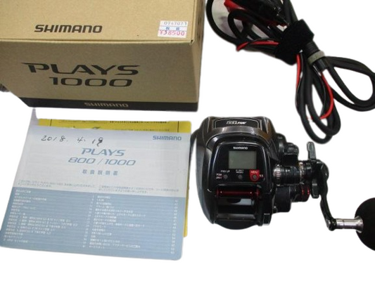 Shimano 17 Plays 1000 Electric Reel Gear 5.1:1 Saltwater Fishing F/S from Japan