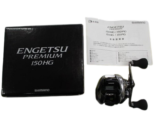 Shimano ENGETSU PREMIUM 150-HG RIGHT Gear 7.8:1 Baitcasting Reel F/S from Japan