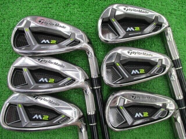 TaylorMade M2 -2017 Iron Set 6 pieces 5-9, P TM7-217 Flex-R F/S from Japan