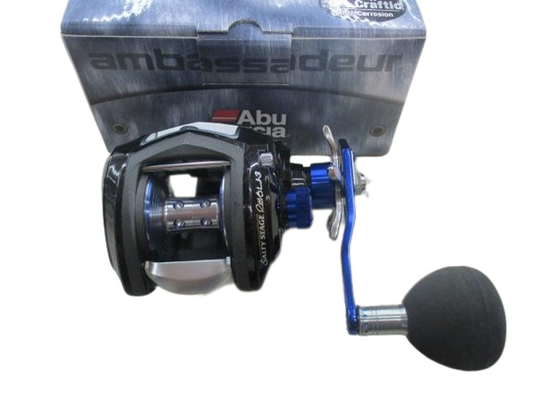 Abu Garcia SALTY STAGE REVO LJ-3 Right Handle Baitcast Reel Gear 7.1:1 F/S Japan