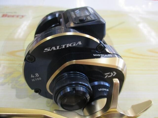 Daiwa 21 Saltiga IC 100P-DH Baitcast Reel 300g Gear Ratio 4.8:1 F/S from Japan