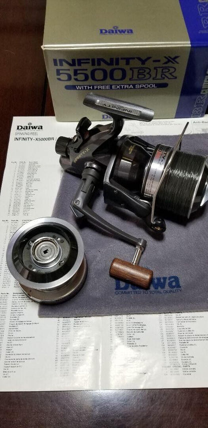 Daiwa -uk INFINITY X 5500 BR Spinning Reel Gear Ratio 4.2:1 27oz. F/S from Japan