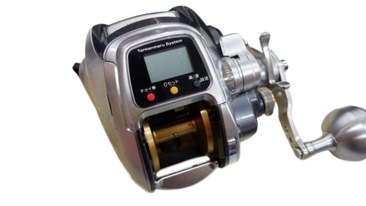 Shimano 11  FORCE MASTER 800MK MUTEKI Electric Reel 12v Silver F/S from Japan