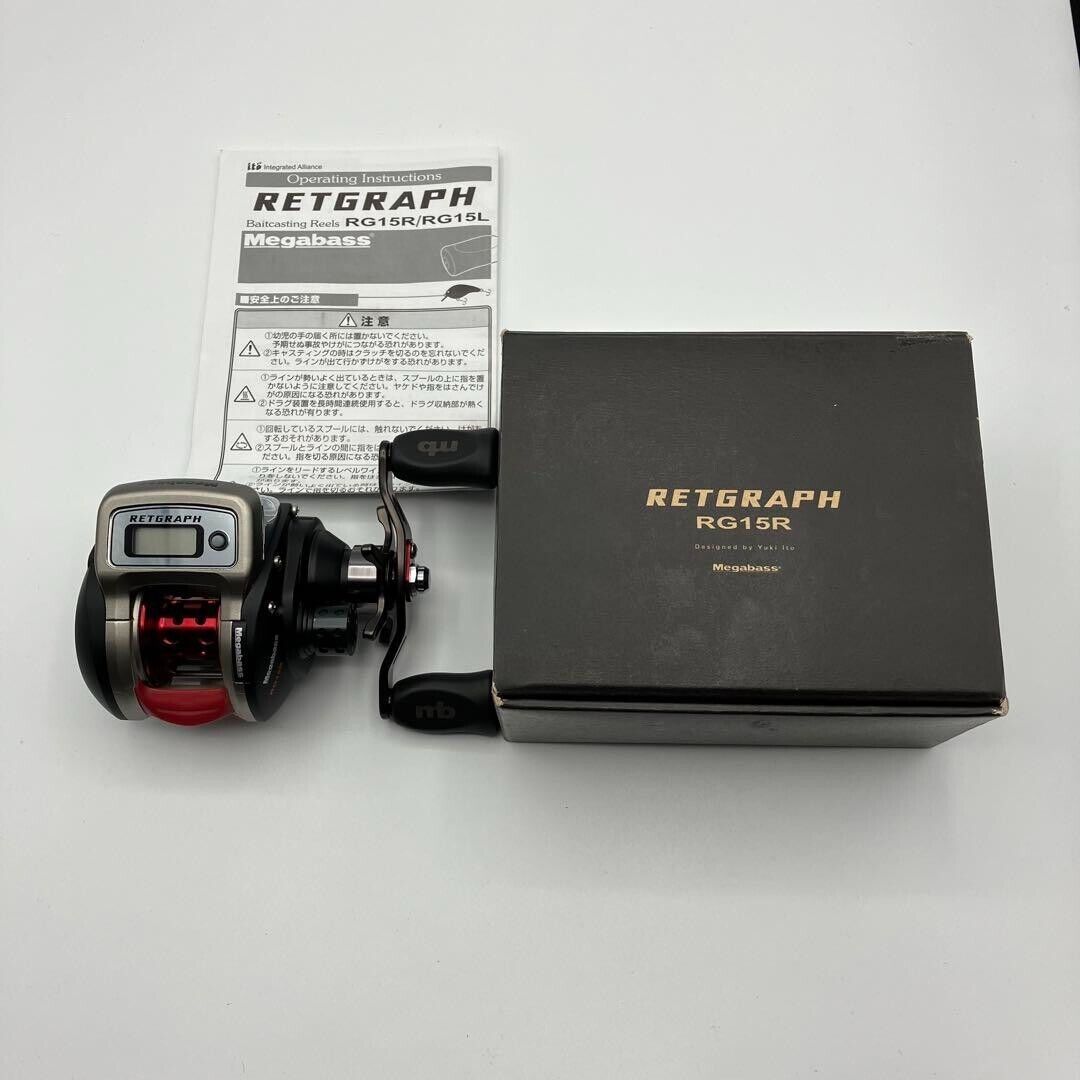 Megabass ITO RETGRAPH RG15R Right Handle Baitcasting Reel Gear 6.3:1 F/S from JP
