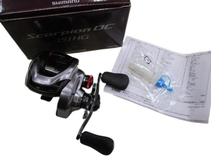 Shimano 21 SCORPION DC 151HG 7.4:1 Left Handle Baitcasting Reel F/S from Japan